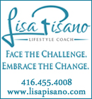 Lisa Pisano. Lifestyle Coach. Personal Trainer and Nutrition and Wellness Specialist in Oakville.